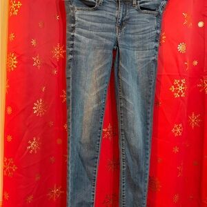 American Eagle Outfitters Women's Dark Blue Skinny Jeans